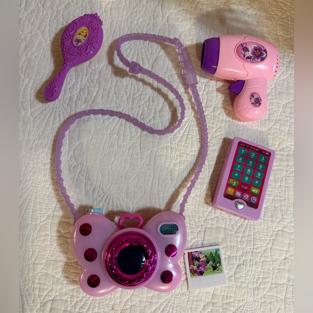 Disney Pink and Purple Toy Set